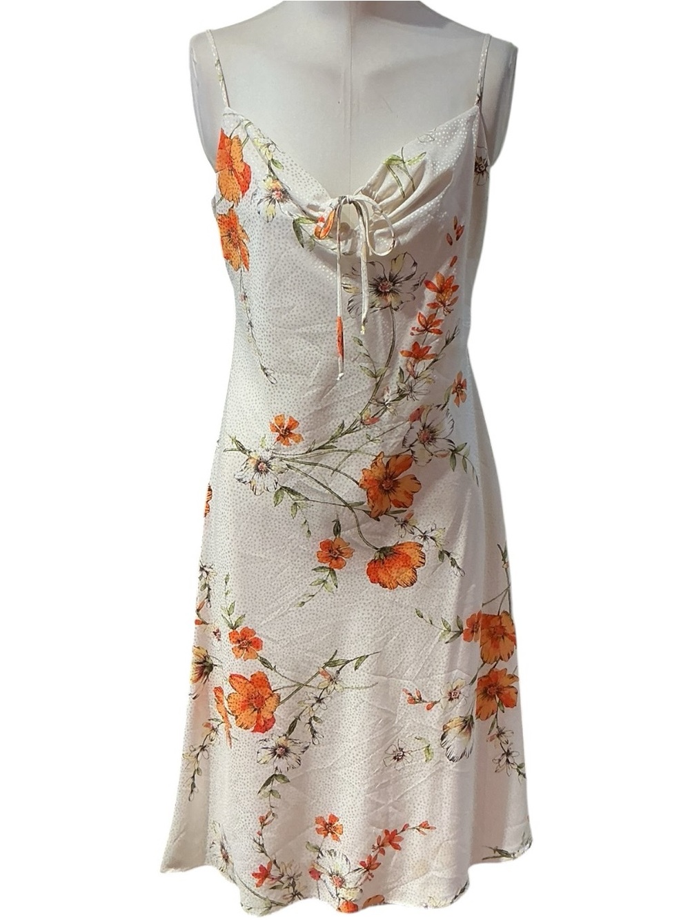 Stunning Vintage Floral B. Darlin Dess with Dot Design
